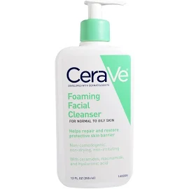 CeraVe, detergente schiumogeno per il viso, 12 fl oz (355 ml)