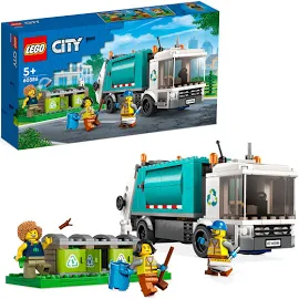 LEGO 60386 - City - Camion per il riciclaggio dei rifiuti