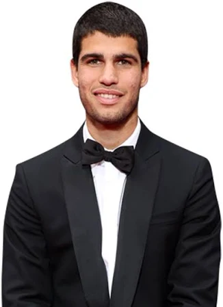 Carlos Alcaraz Garfia Bow Tie Half Body Buddy Cutout. Celebrity Cutouts. Altro giocattoli e modellismo. 5056718506339