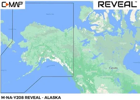 Cartografia c-map - mappa c-map reveal na-208 alaska
