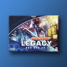 Pandemic Legacy Season 1: Blue, popular Korean board game