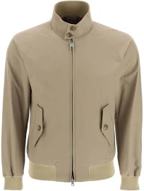 Baracuta Giacca Harrington G9 Uomo Beige Tinta unita Cotone