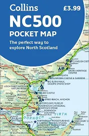 NC500 Pocket Map il Modo Perfetto per Esplorare North Scotland Maps