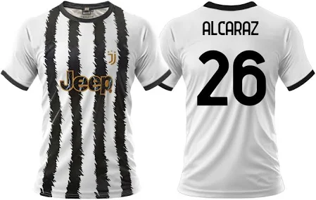 Maglia Alcaraz Juventus 2024 2023 Ufficiale Juve Home Carlos 26