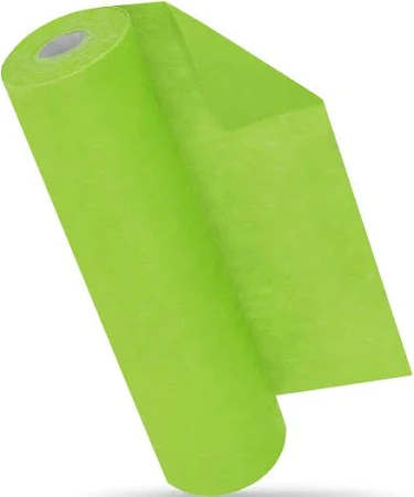 MODERNO Runner da Tavola in Tessuto Non Tessuto, Motivo Mela, Verde - Decorazione per Feste di Compleanno, Matrimonio - 30 cm x 25 m