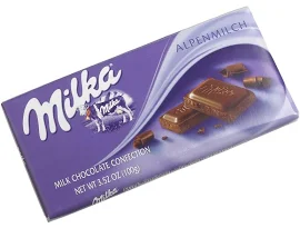 Milka Alpine Milk Chocolate - Confezione da 10