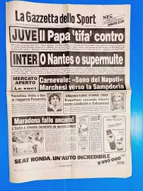 Gazzetta Dello Sport 4 Marzo 1986