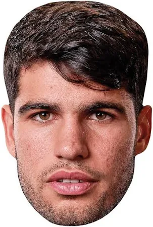 Carlos Alcaraz Garfia Stubble Maschere di persone famose, Facce di cartone. Celebrity Cutouts. Altro giocattoli e modellismo. 5056798259774.