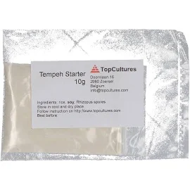 Tempeh Starter - Polvere a base di Soia e Rhizopus per preparare il Tempeh - 10 g