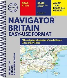 Philip's Maps Philip's Navigator Britain Easy Use Format: (Spiral binding)