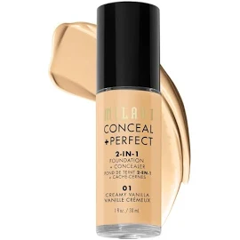 Milani Conceal + Perfect 2-In-1 Foundation and Concealer - 01 Creamy Vanilla