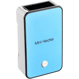 QCLU Mini riscaldatore portatile, riscaldamento elettrico a mano con mini tappo radiatore riscaldatore, ultra basso consumo energetico 50W