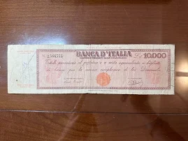 Falso - Repubblica Italiana Lire 10000 Titolo Provvisorio 8 4 1947