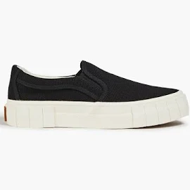 Good News - Yess cotton-canvas platform sneakers Black - EU 39
