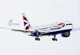 British Airways Boeing 767-300 Stampa fine art A4/A3