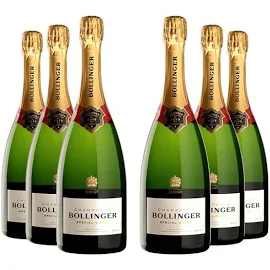 6 x Bollinger : Special Cuvée - Bottiglia