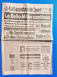 Gazzetta Dello Sport 24 Aprile 1990