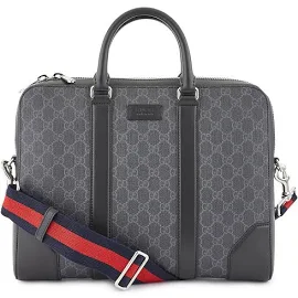 Gucci GG Supreme Briefcase - Black