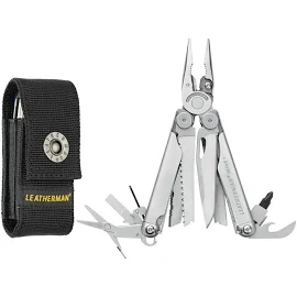 Leatherman Wave Plus multiutensile 18 funzioni - utensile da uomo in vera pelle di dimensioni standard