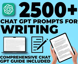 Oltre 2500 suggerimenti ChatGPT per la scrittura, Guida Chat GPT, Suggerimenti Chat GPT, Scrittura ai, Suggerimenti, Impara l'intelligenza artificiale