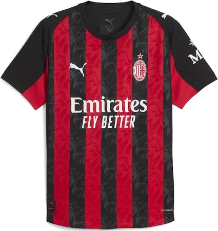 uomo Maglia AC Milan Puma Authentic Home 2025-26 Taglia
