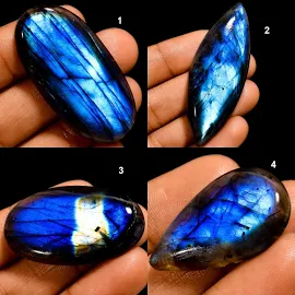 Accattivante pietra preziosa labradorite blu con giocoso flash blu perfetta per la creazione di gioielli, artigianato, cabochon labradorite blu natura