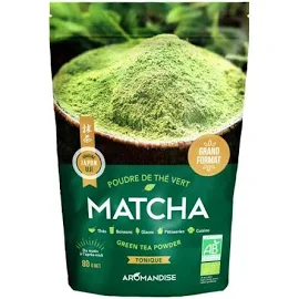 Tè verde Matcha biologico in polvere, formato grande, 80g - MATCHA