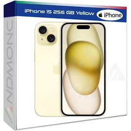 Apple iPhone 15 256 GB 6.1" Yellow Nuovo ufficiale Apple