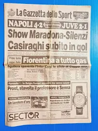 Gazzetta Dello Sport 27 Agosto 1990