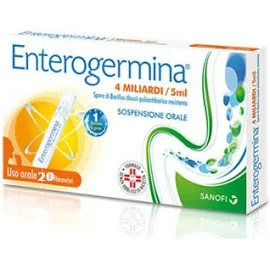 Enterogermina 4 miliardi di spore attive /5ml - €9.90 20 FLACONCINI