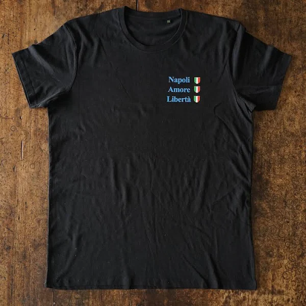 T-shirt Scudetto Napoli Luciano De Crescenzo