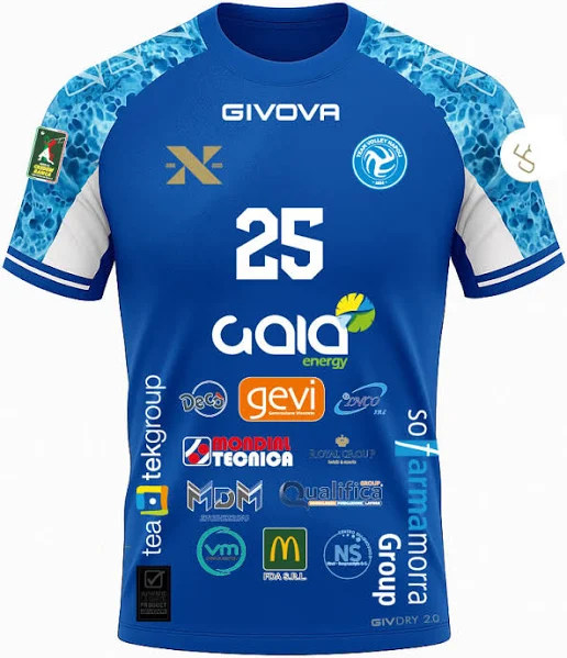 Maglia Gara Team Volley Napoli Celeste