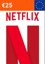 Carta Regalo 25 EUR (Europa) (Netflix)
