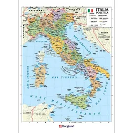 Carta geografica italia