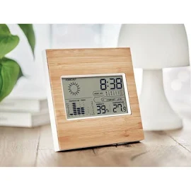 Turku Stazione Meteo in Bamboo Wood - GiftRetail MO9959