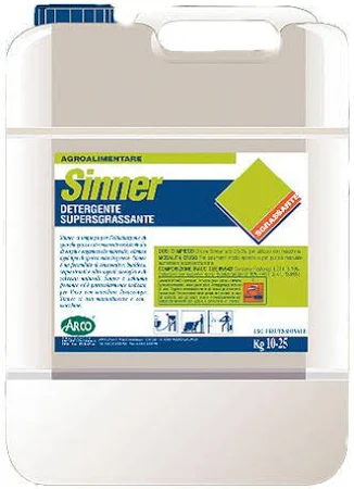 Sinner Detergente supersgrassante inodore.