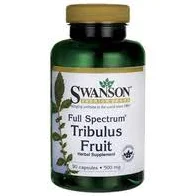 3 x Frutto tribulus a spettro completo premium 500mg 90 capsule di 500mg - Swanson