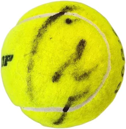 Pallina Autografata Carlos Alcaraz Tennis Ball Proof Utilizzata Paris