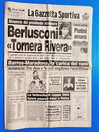 Gazzetta Dello Sport 20 Novembre 1988