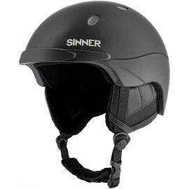 Sinner Titan Casco Da Sci - Nero Opaco