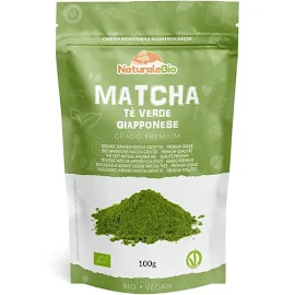 tè Verde Matcha Biologico in Polvere [ Grado Premium ] da 100 grammi