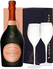 Laurent-Perrier Cuvée Rosé + 2 flûtes | Bottiglia 75 cl