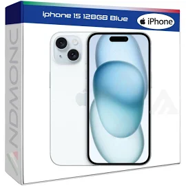 Apple iPhone 15 128 GB 6.1" Blue Nuovo ufficiale Apple