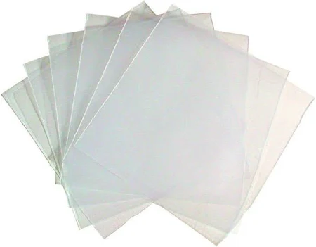 Bulk 100 bustine trasparenti per CDR e DVDR d4f