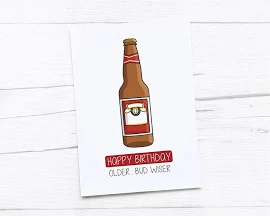 Carta di buon compleanno / birra