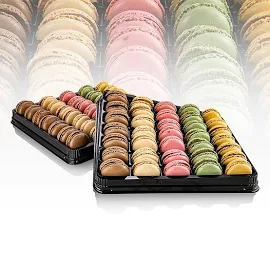 Mix macarons ripieni, Ø 3,5cm, 5 varieta, 70 pezzi cad. 12g