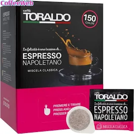 Caffè Toraldo Napoletano Miscela Classica 150 Cialde