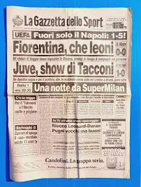 Gazzetta Dello Sport 7 Dicembre 1989