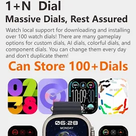 HK9 Ultra 2 Smartwatch AMOLED 4GB Orologio Ultra2 ChatGPT NFC Smart Watch per uomo Ai Watch Face Bussola Impermeabilizzazione