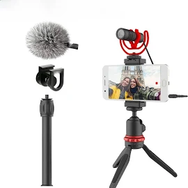 BOYA BY-VG330 Kit Video per Smartphone Mini treppiede con microfono a fucile a condensatore BY-MM1